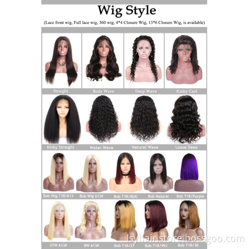 Best Wigs 8a 10a Grade HD Frontal Lace Human Hair Deep Wave Women Human Wig